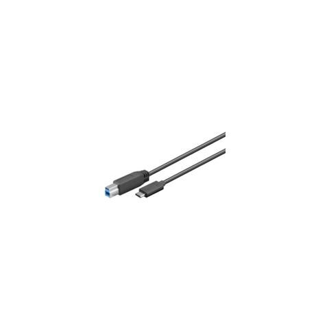 USB3.1CB1, 3.0 (3.1 Gen 1) , USB C, USB B, Maschio / maschio, Dritto, Dritto - Foto 1