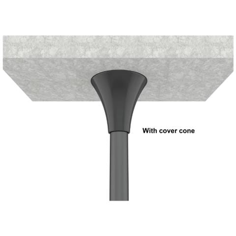 Supporto TV MBFC1U da Pavimento 65" 30 kg Colore Nero - Foto 2