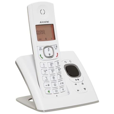 Telefono DECT Cordless F530 con Identificatore di Chiamata e Segreteria Telefonica - Grigio / Bianco - Foto 2