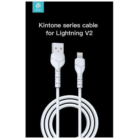Kintone Cavo Lightning Apple 5v 2.1a 1m Carica E Dati Bianco - Foto 1