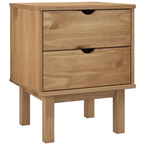 Comodino OTTA 45x39x57 cm in Legno Massello di Pino - Foto 1