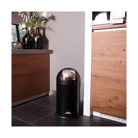 Pattumiera a Pedale Kickcan 33 L Nero Opaco - Foto 2