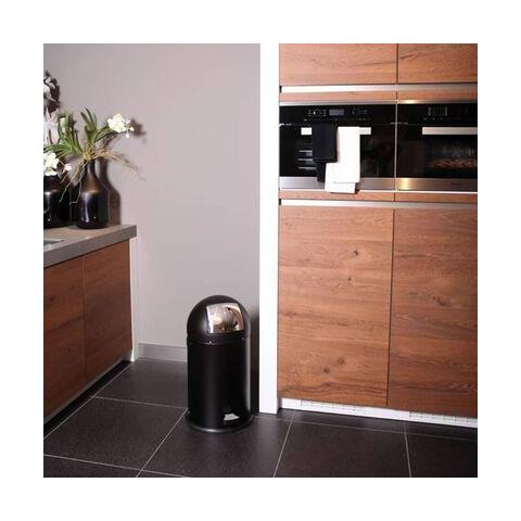Pattumiera a Pedale Kickcan 33 L Nero Opaco - Foto 5