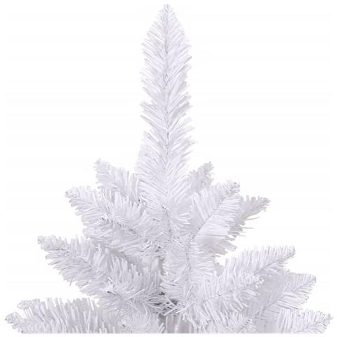 Albero Di Natale Artificiale Incernierato Con Base Bianco 270cm - Foto 2