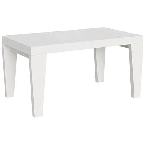 Tavolo Allungabile 90x160/420 Cm Spimbo - Bianco Frassino - Foto 6