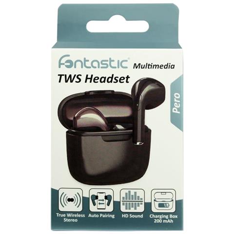 Auricolari Wireless Bt V5.1 Con Custodia Di Ricarica 2 In 1 Nero - Foto 2