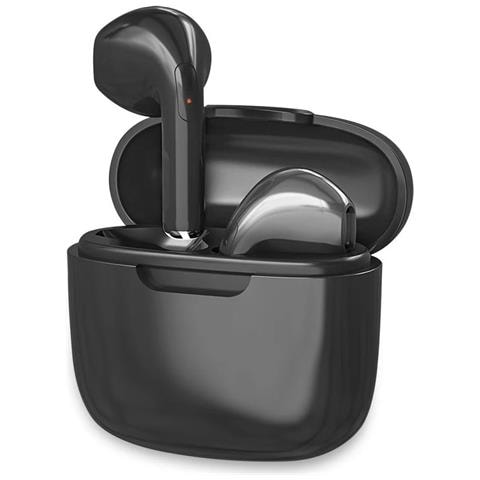Auricolari Wireless Bt V5.1 Con Custodia Di Ricarica 2 In 1 Nero - Foto 1