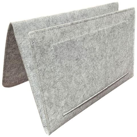 Borsa Portaoggetti In Feltro Per Letto /divano Misura L Grey - Foto 1