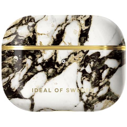 Cover Per Airpods Pro 2 Effetto Marmo Elegante Calacatta Golden Marble, Oro - Foto 2