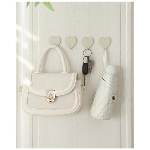 Confezione Da 6 Ganci Autoadesivi, Ganci Da Parete Resistenti Per Cucina, Bagno, Porta White - Foto 2