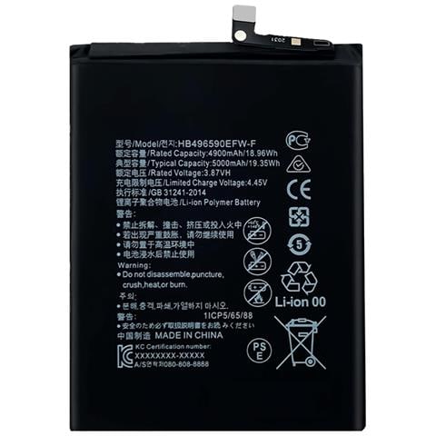 Batteria 70 Lite / X8 5g E X7 5000mah Modello Hb496590efw, Nero - Foto 1