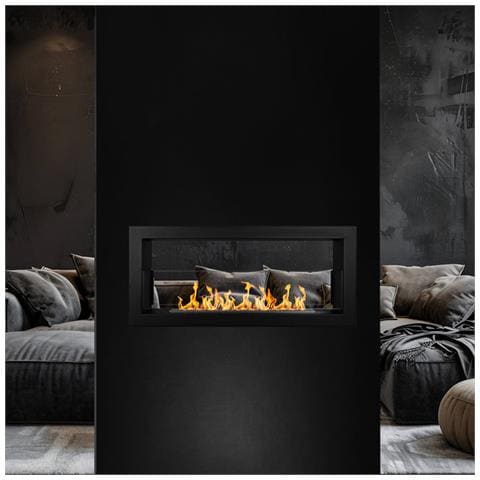 Camino A Bioetanolo Da Incasso Bifacciale Biocamino 2 Lati 90x40 Montefalco 90 - Foto 2