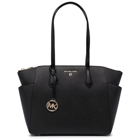 Md Top-zip Tote Borse Tote Pelle Di Mucca Borse Donna Nero Eu One Size, 30s2g6at2l-001 - Foto 1