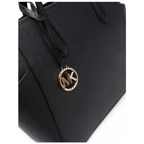 Md Top-zip Tote Borse Tote Pelle Di Mucca Borse Donna Nero Eu One Size, 30s2g6at2l-001 - Foto 3