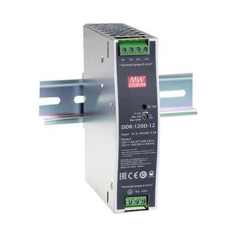 Alimentatore Convertitore Tensione DC /DC DDR-120A-24 9-18 V: 24 V 4,2 A 100,8 W - Foto 1