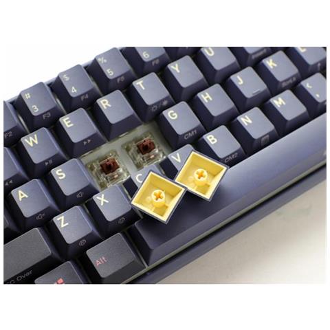 Tastiera Mini da Gaming One 3 Cosmic Blue, LED RGB - MX-Speed-Silver - Tedesco - Foto 2