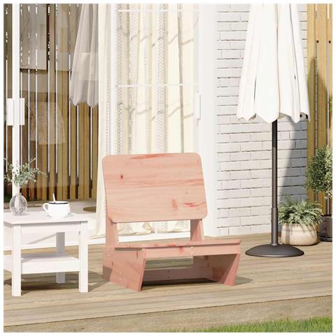 Sedia Da Giardino 60x64x70,5 Cm In Legno Massello Di Douglas - Foto 1