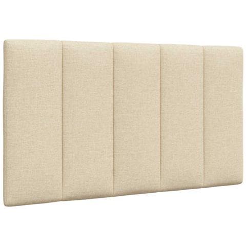Cuscino Testiera Crema 80 Cm In Tessuto - Foto 1
