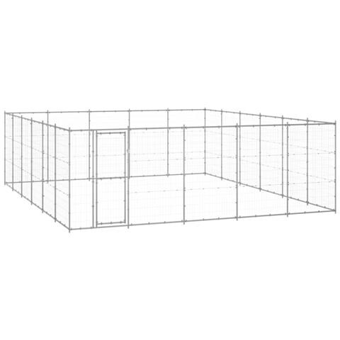 Lusso Casadino -  Gabbia Per Cani Da Esterno In Acciaio Zincato 36,3 M² - Foto 2