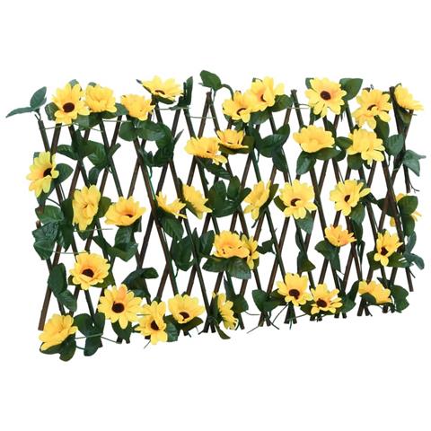Lusso Casadino -  Traliccio Edera Artificiale Espandibile 5pz Giallo 180x20 Cm - Foto 1