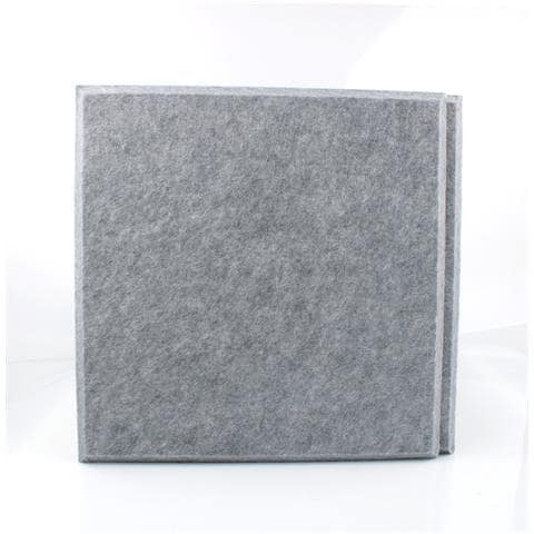 Pannelli Acustici Da Parete In Feltro Grigio Autoadesivi, 30cm X 30cm, Set Da 12 Piastrelle Bacheca Grey - Foto 5