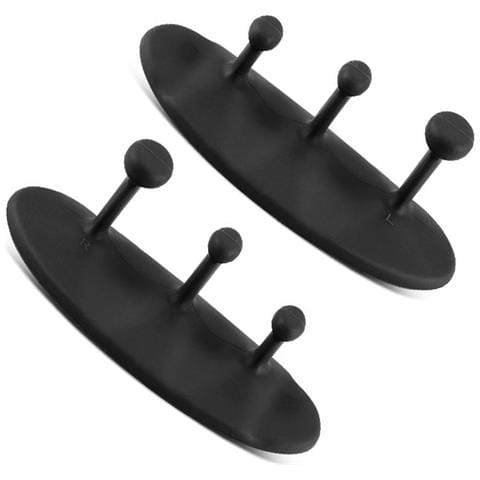 Protezioni Per Palmi Da Sollevamento Pesi In Silicone Antiscivolo, Presa Salda E Confortevole Black - Foto 3