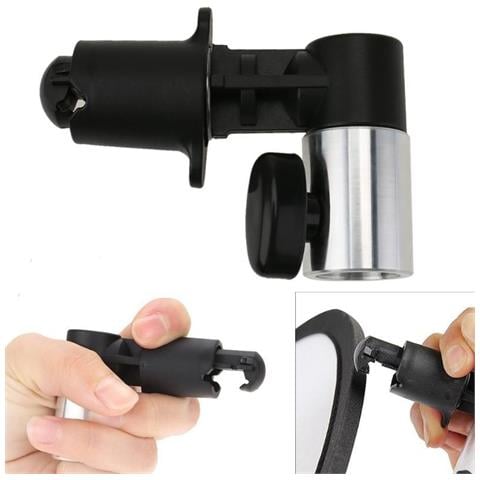 Morsetto Di Fissaggio Riflettore In Alluminio Nero/argento - Supporto Per Pannello Riflettente E Sfondi - Foto 7