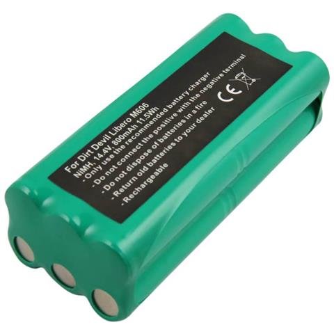 Batteria Per Aspirapolvere Dirt Devil Libero M606 14,4v 800mah Nimh - Foto 1