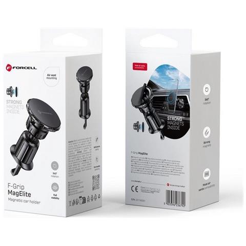 Supporto Auto Magnetico Da Bocchetta Auto Air F-grip Maglite Black Per Smartphone - Foto 5