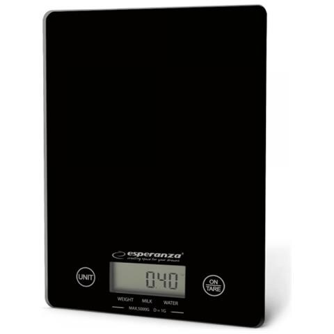 EKS002K bilancia da cucina Nero Superficie piana Rettangolo Bilancia da cucina elettronica - Foto 1