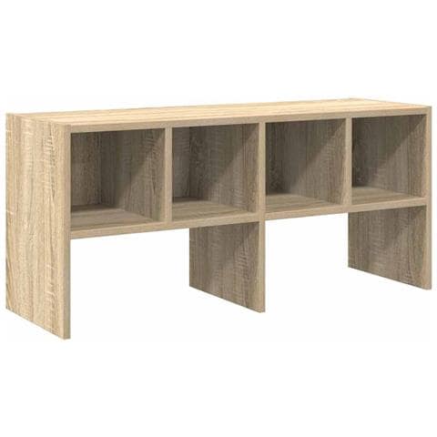 Scarpiera Impilabile Rovere Sonoma 89,5x30x40 cm - Foto 1