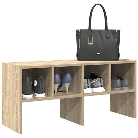Scarpiera Impilabile Rovere Sonoma 89,5x30x40 cm - Foto 2