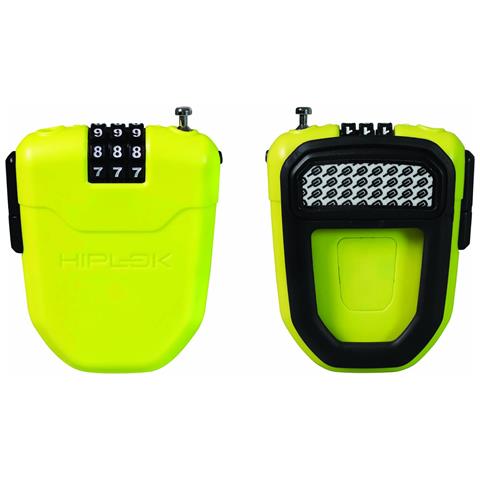 Lucchetto Hiplok Fx Lime Combo Cavo Avvolgibile 1m - Foto 1