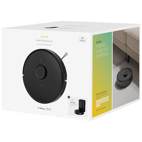 Robot Aspirapolvere HBVR-0100 Capacità 0.35 L Potenza 30 W Senza Sacco Colore Nero - Foto 2