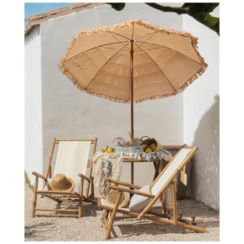 Ombrellone Da Esterno 175 Cm Civetta Naturale - Foto 1