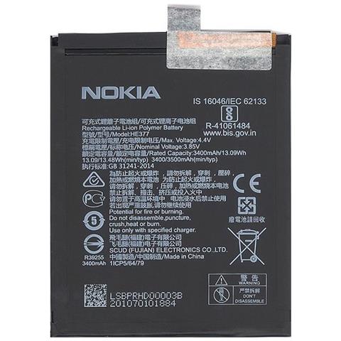 Ricambio Batteria Litio Integrata Originale He377 Bulk 8.1 - X7 (2018) - Foto 1