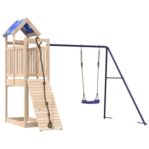 Set da Gioco da Esterno in Legno Massello di Pino - Foto 1