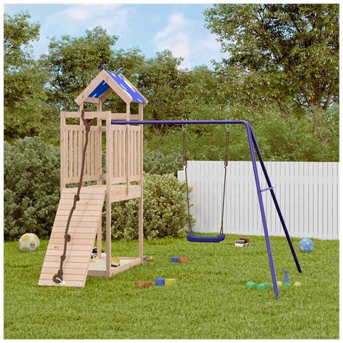 Set da Gioco da Esterno in Legno Massello di Pino - Foto 2