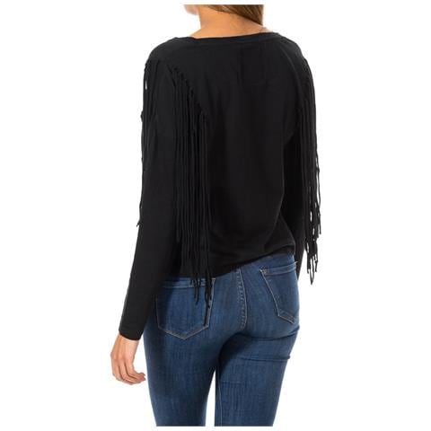 Maglione A Maniche Lunghe Da Donna Colorado Fringe G60000gn - Foto 3