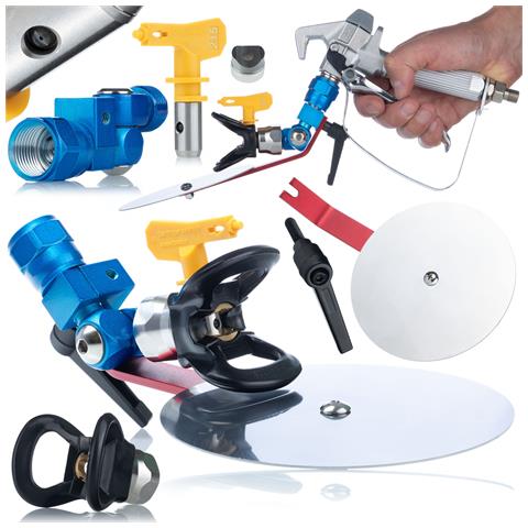 Set Accessori Verniciatura - Odcinarka Colori, Ugello 215, Protezione Rac V | Compatibile Con Vari Aggregati | Precisione E Versatilità - Foto 1