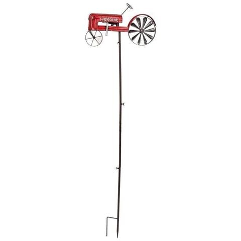 Trattore Decorativo In Metallo 44x13x130h - Foto 1