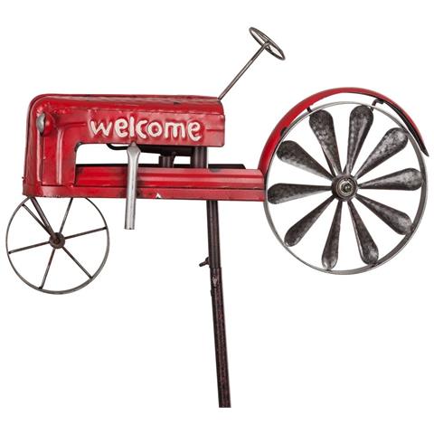 Trattore Decorativo In Metallo 44x13x130h - Foto 2