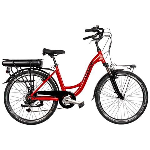 Bici E-bike Donna Misura 26 Motore Posteriore Shengyi 45nm 250w Batteria 36v 14ah E-ven26sg6vp Bicicletta City Bike - 43 Rosso - Foto 1