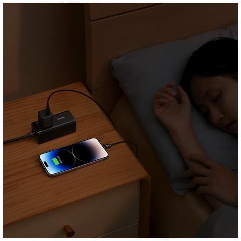 Caricatore da Parete per Apple iPhone 13 / 12 Series - Nero, 20W - Foto 2