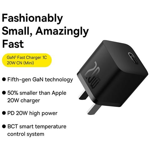 Caricatore da Parete per Apple iPhone 13 / 12 Series - Nero, 20W - Foto 4