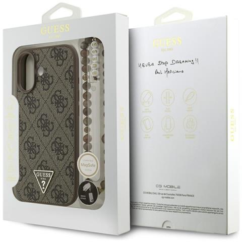 Custodia Per Iphone 17 Con Magsafe Marrone Guess - Foto 7