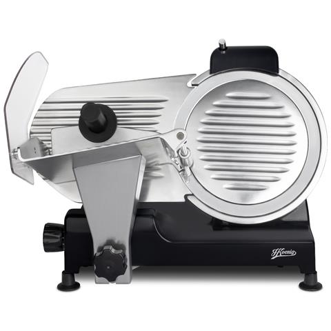 Affettatrice elettrica MSX252, Professionale, Spessore di taglio 0-12 mm, Lama made in Italy da 25 cm, Affilatoio integrato, 282 giri /min,Nero - Foto 1