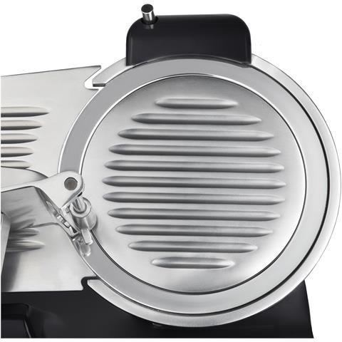 Affettatrice elettrica MSX252, Professionale, Spessore di taglio 0-12 mm, Lama made in Italy da 25 cm, Affilatoio integrato, 282 giri /min,Nero - Foto 2