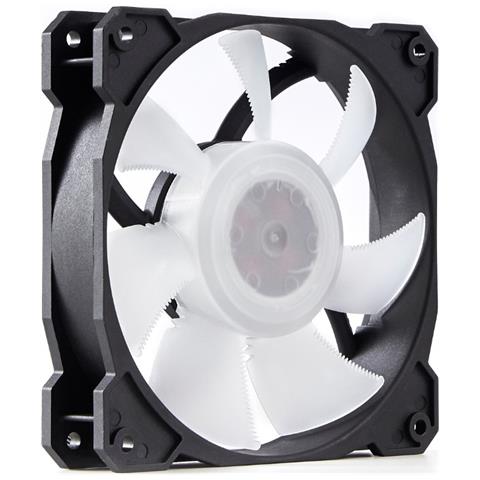 Ventola di Raffreddamento Rgb LED Radiant-D 2000 Rpm 120 mm Colore Nero - Foto 2