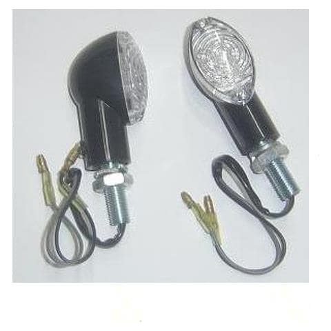 Frecce Indicatori Direzione Led Moto Scooter Quad Custom Naked Universali Nero - Foto 1